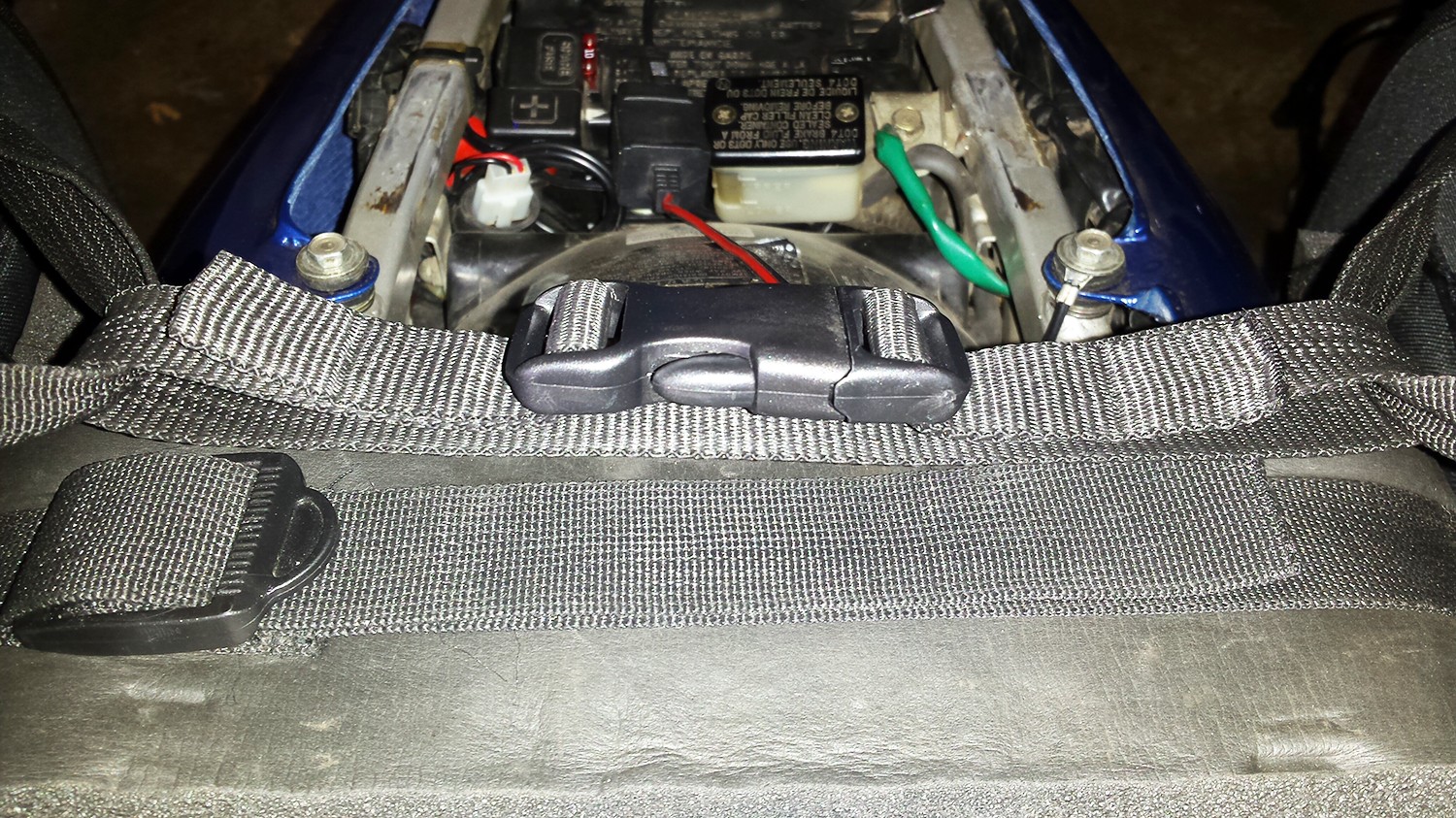 Custom Strap Under Seat