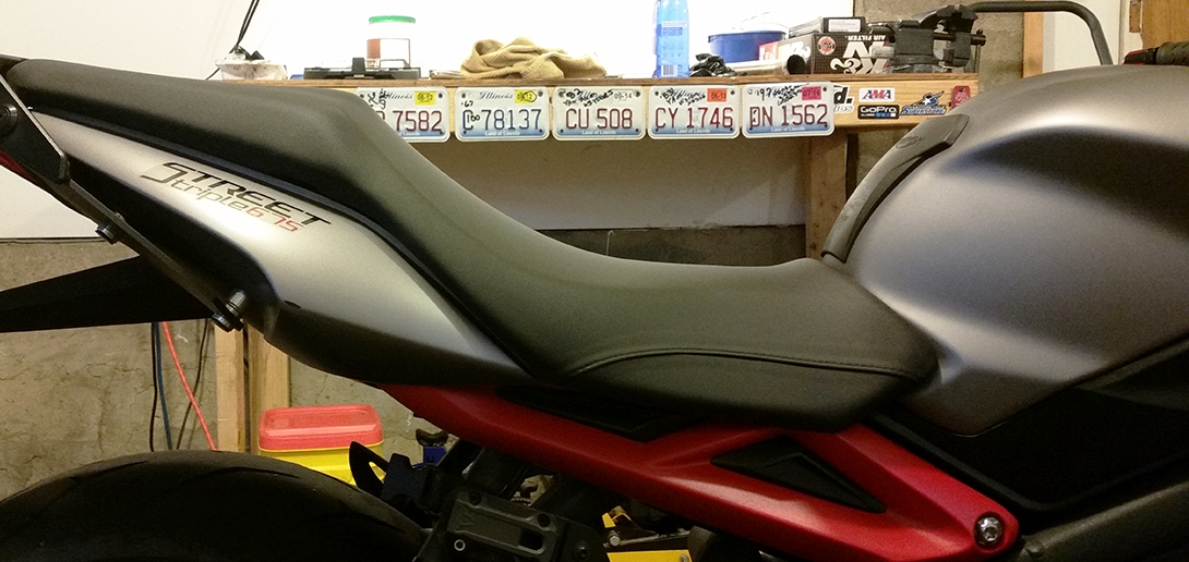 Triumph Street Triple R Stock Seat